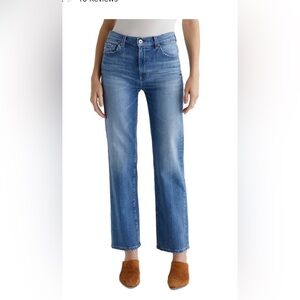 NEW nwt AG JEANS brinley mid rise straight jeans size 25